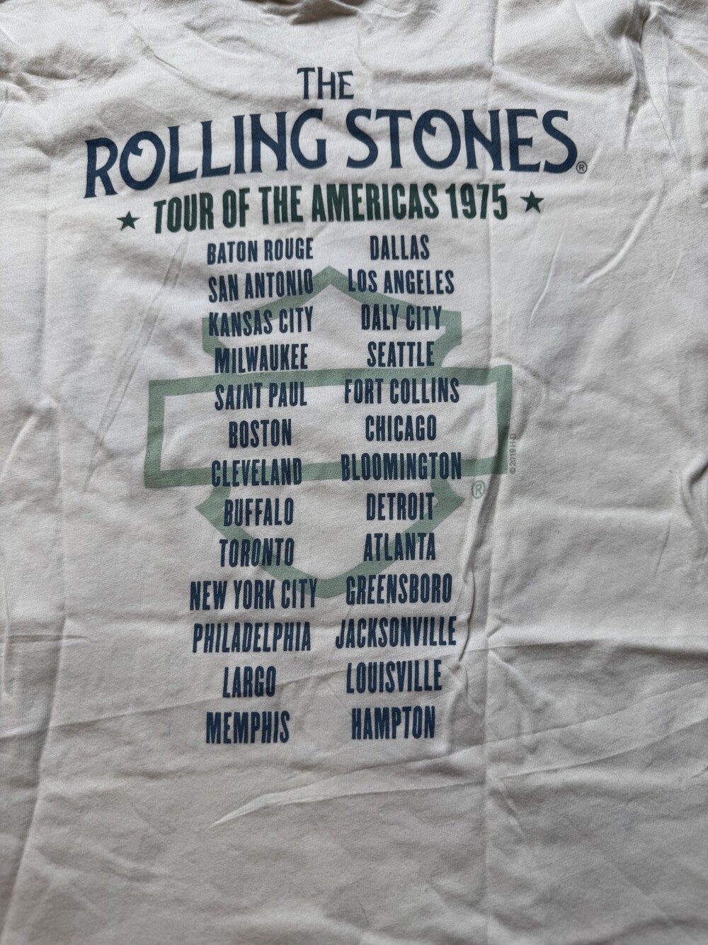Vintage Harley-Davidson Rolling Stones Shirt Womens Small Tour Of The Americas 1 - Picture 11 of 11